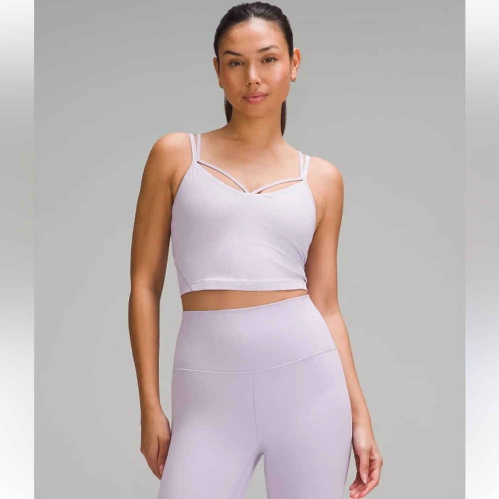 Lululemon Align Strappy Ribbed Tank Top Lavender‎